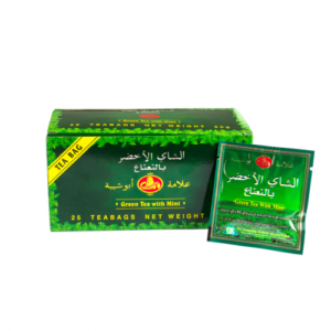 Abu Sheba Green Tea with Ment - 25 Bags