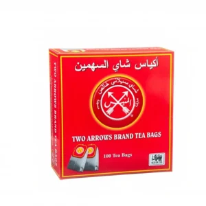 Al-Munis Black Tea, Red Packets, 100 Bags