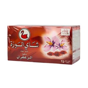 Al Wazza Black Tea with Saffron, 25 Bags
